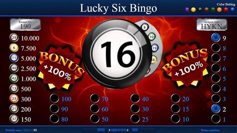  lucky 6 bingo online